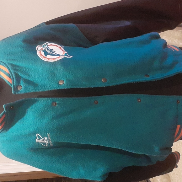 MIAMI DOLPHINS NFL Varsity Jacket - Picture 2 of 8